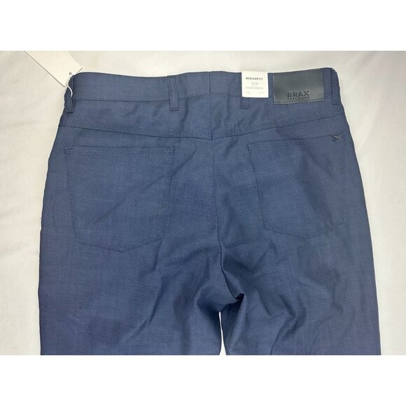 NWT BRAX FEEL GOOD COOPER FANCY REGULAR FIT WOOL PANTS Size 33/36 - Picture 3 of 10